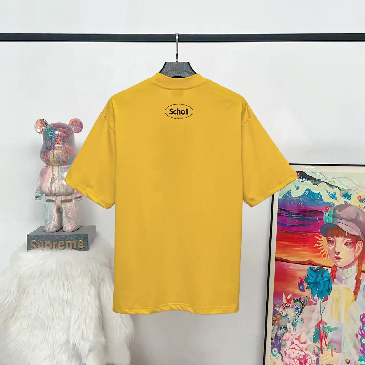 # 25SSNew Arrival Scholl # BALENCI*GA # 260g * 1 1 os Same Style！！ ：3258# Sizes：xs-L ：2 （Black.Yellow）